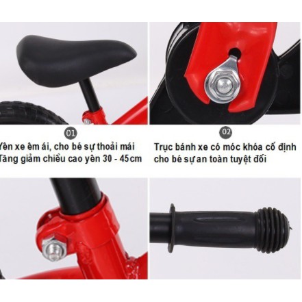 Xe thăng bằng hai bánh,  chòi chân cho bé,  giúp bé tập luyện, nhanh nhẹ