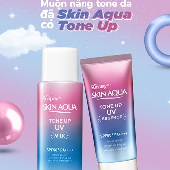 Chống nắng hiệu chỉnh sắc da Sunplay Skin Aqua Tone Up UV SPF50+ PA++++ ( Hiệu Chỉnh Sắc Vàng)