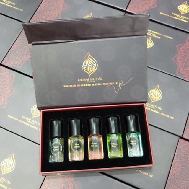 ❤️ MẪU MỚI 2020  - Set 5 chai tinh dầu nước hoa DUBAI ROYAL | BigBuy360 - bigbuy360.vn