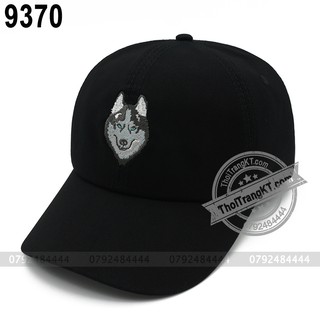 Nón thời trang HUSKY [ Trắng + Đen ]