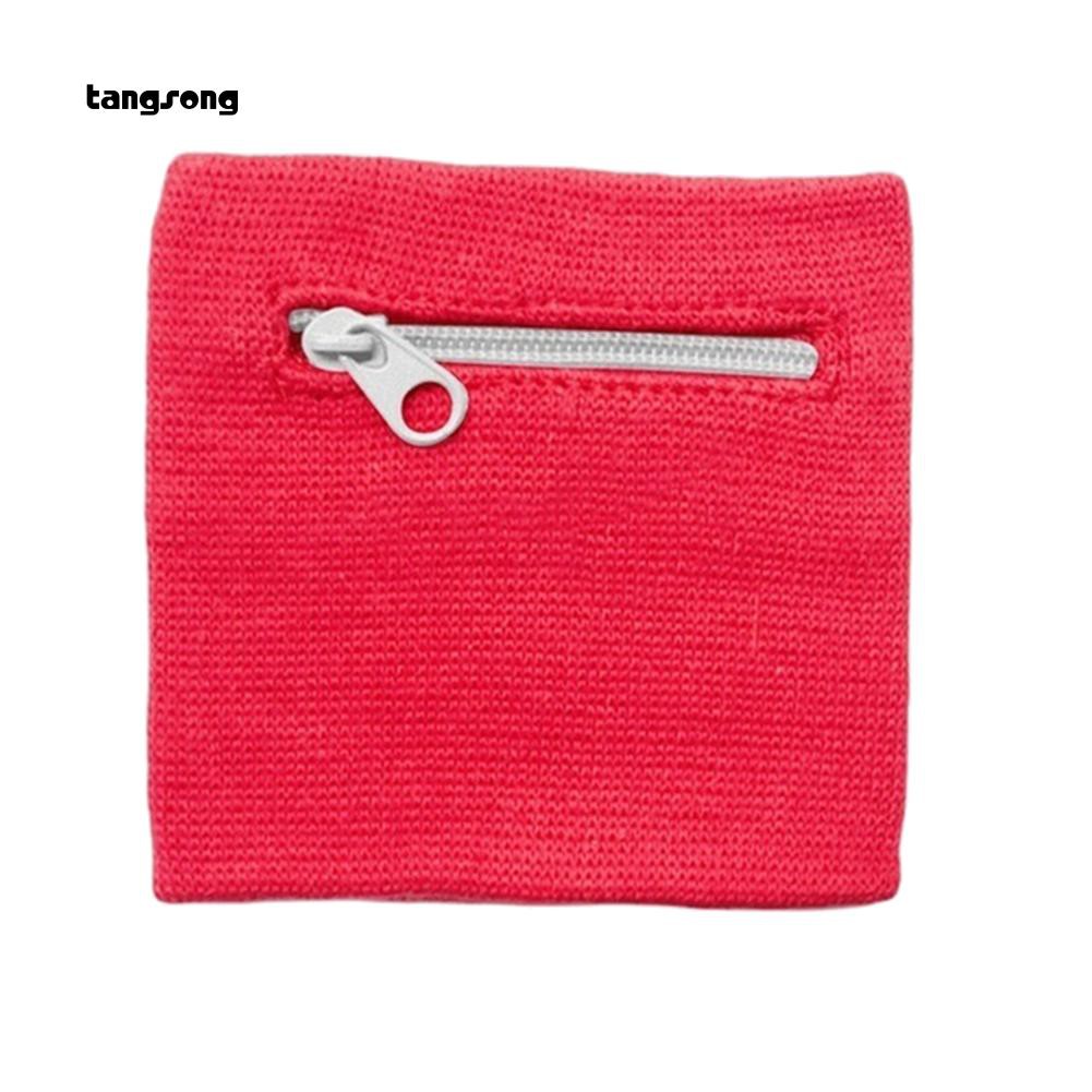 Túi Đựng Tiền Xu Đeo Cổ Tay Mini Có Khóa Kéo Phong Cách Thể Thao