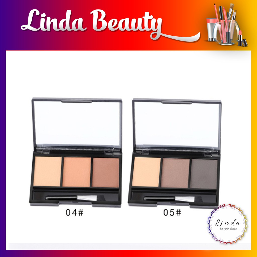 Phấn kẻ chân mày 3 ô SR siêu xinh | BigBuy360 - bigbuy360.vn