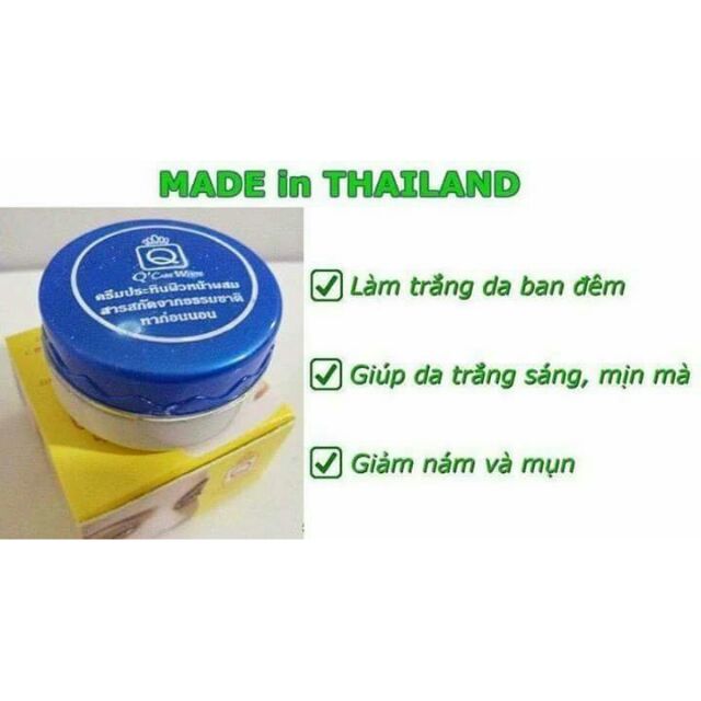 Kem nghệ trắng da thái lan