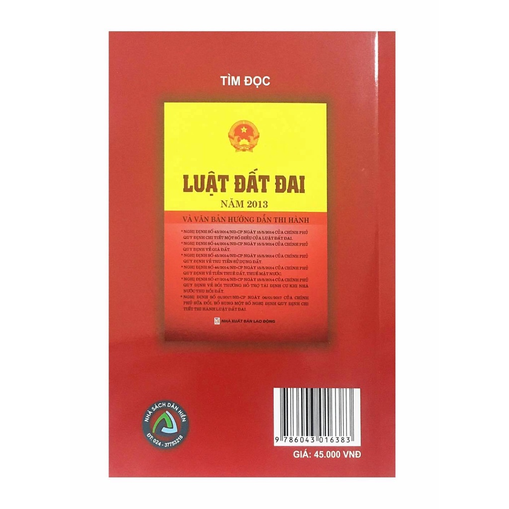 Sách - Luật Đất Đai