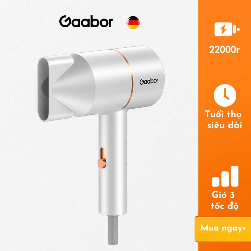 Máy sấy tóc 2 chiều GAABOR GHD-N700A gấp gọn, cao cấp - Hàng chính hãng