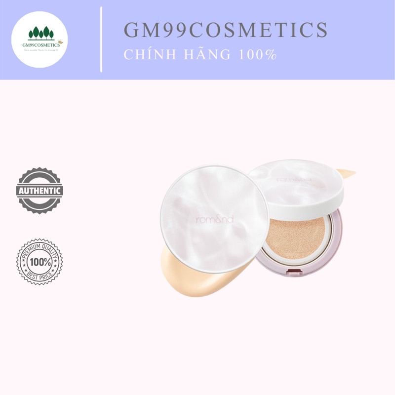 [HANBOK] Phấn nước Romand Clear Cover Cushion