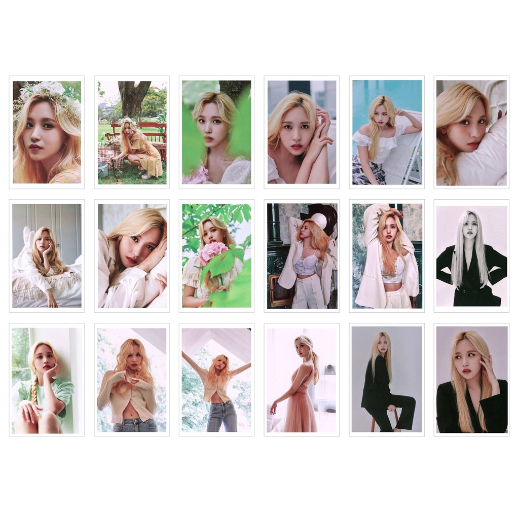 [Ép Lụa] Lomo Card 36 Ảnh TWICE -Yes, I am Mina 1st Photobook