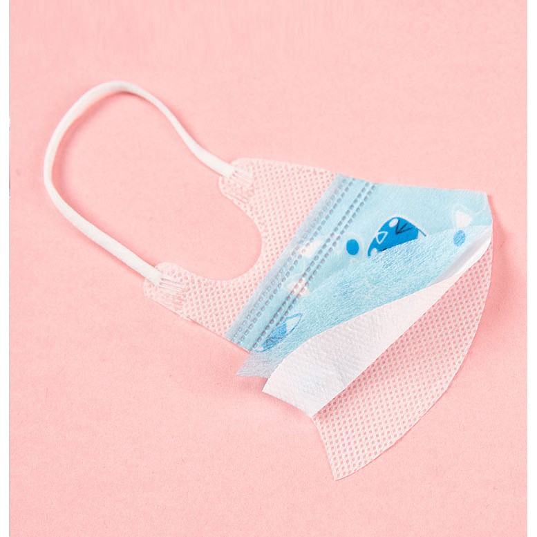 Khẩu trang 3D trẻ em kháng khuẩn 3 lớp túi 5 chiếc dành cho trẻ có túi rip mẫu gửi ngẫu nhiên | BigBuy360 - bigbuy360.vn