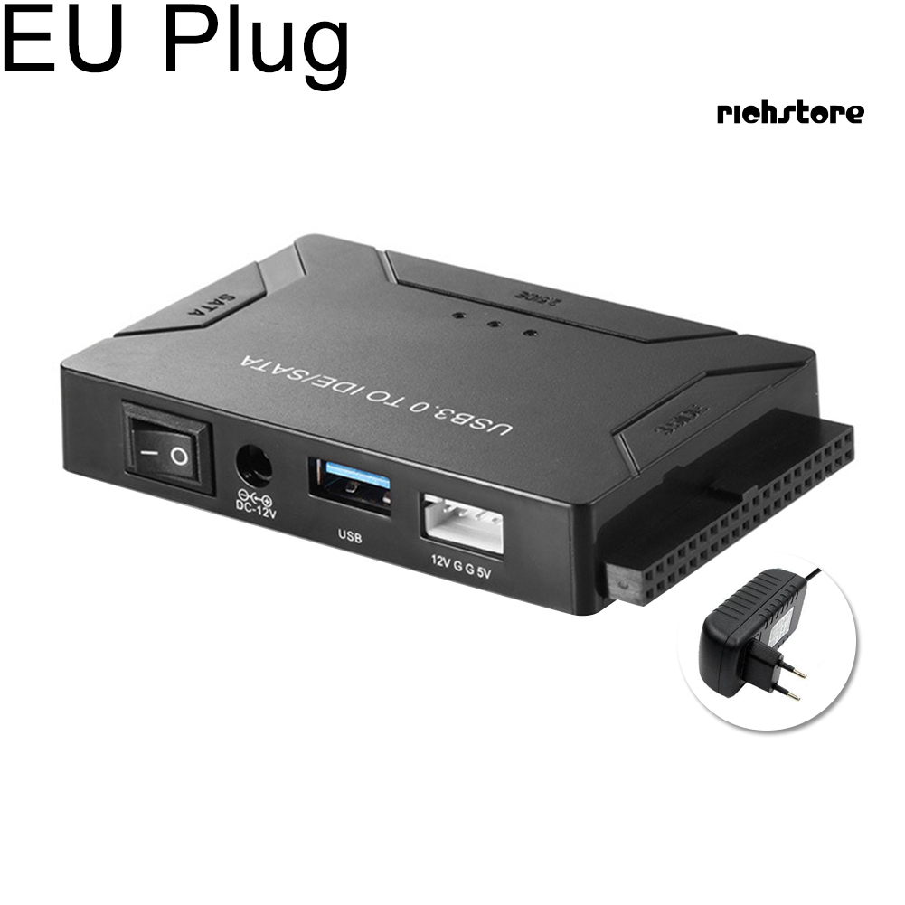 Đầu Chuyển Đổi Usb 3.0 Sang Sata / Ide Cho Ổ Cứng 2.5 / 3.5 Inch | BigBuy360 - bigbuy360.vn