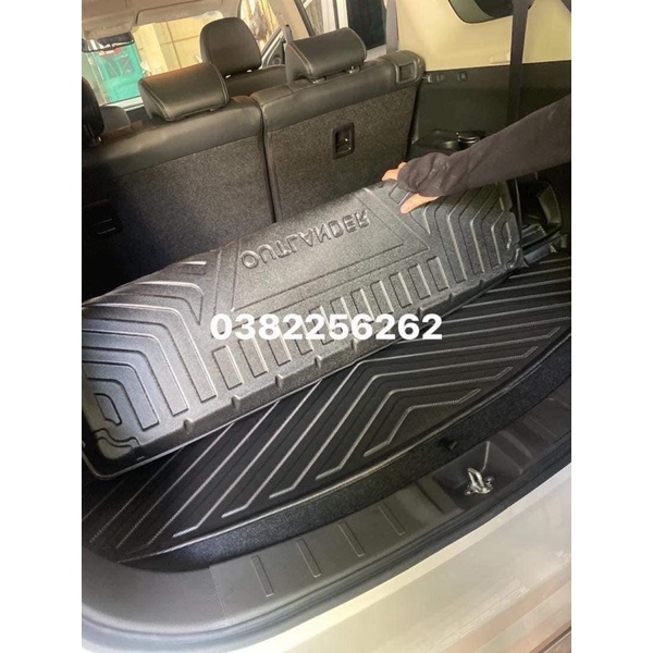Thảm cốp TPE Outlander 7 chỗ gập ghế hàng 3 năm 2016-2023
