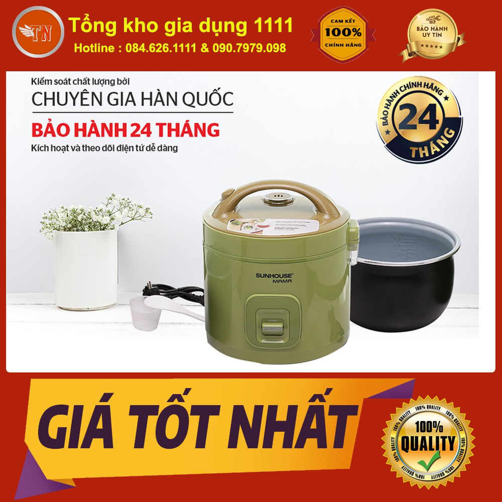 NỒI CƠM ĐIỆN 1.2L SUNHOUSE MAMA SHD8265G