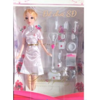 HỘP 1 CON BÚP BÊ BÁC SĨ NAM NỮ CAO 30CM - CÓ KHỚP