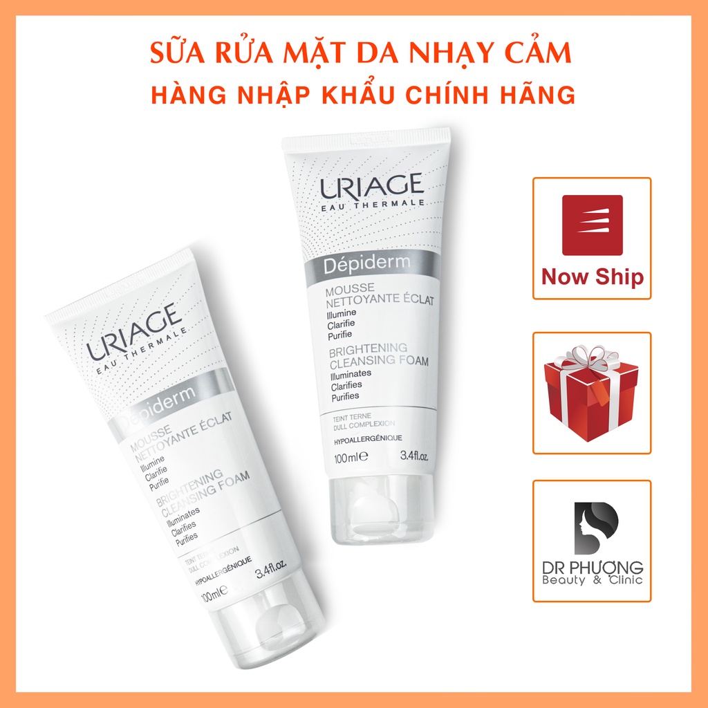 [CHÍNH HÃNG] Sữa Rửa Mặt Làm Sạch Da và Thanh Khiết Cho Da URIAGE DEPIDERM
