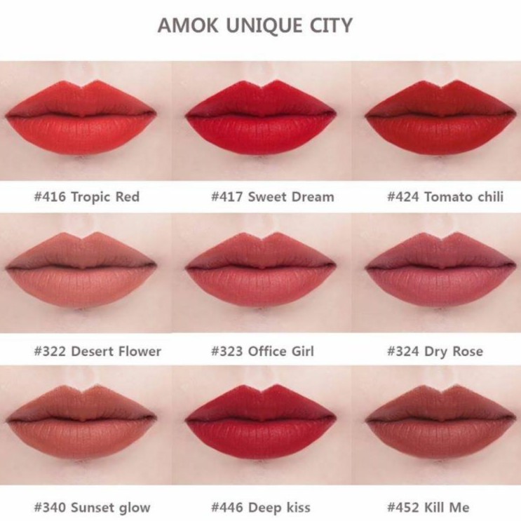 Son Thỏi Lì Amok Unique City Technical Matte Lipstick