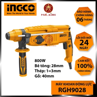 Máy khoan đục 3 chức năng 800W Ingco RGH9028 mới 100%