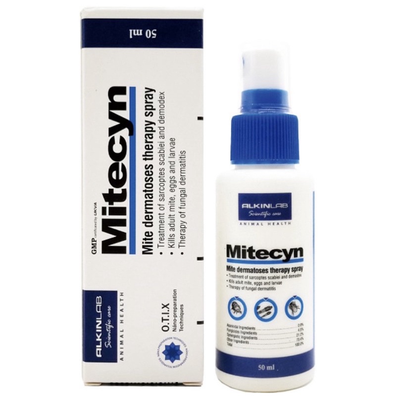 MITECYN Xịt viêm da cho chó mèo
