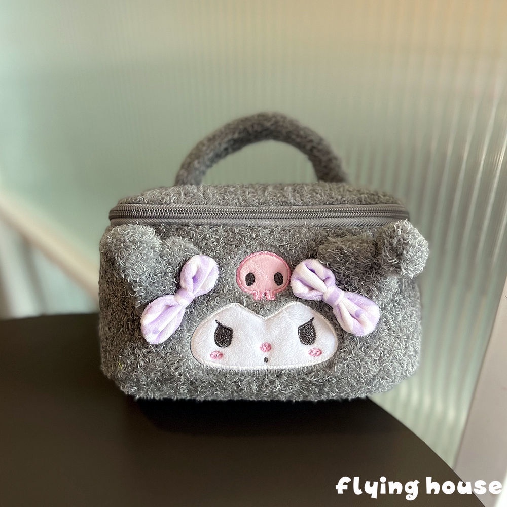 Túi Đựng Mỹ Phẩm Di Động Đa Năng Kích Thước Lớn In Họa Tiết Hoạt Hình Dễ Thương Có 9 Kiểu Lựa Chọn