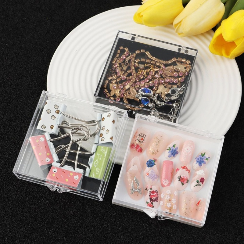 Hộp Đựng Móng Giả Dạng Nhấn Tiện Dụng