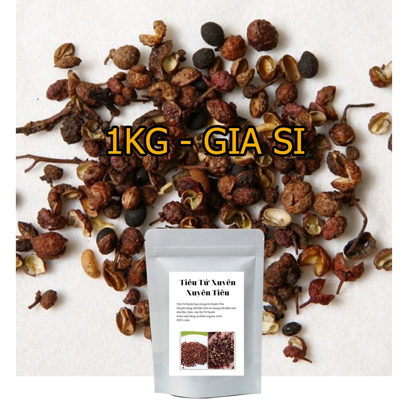 [GIÁ SỈ - RẺ NHẤT] Xuyên Tiêu Đỏ 1kg - Hoa Xuyên Tiêu - Tiêu Tứ Xuyên