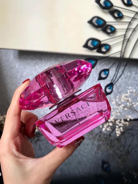 Nước hoa Nữ VERSACE Bright Crystal Absolu / VERSACE hồng đậm 50ml quyến rũ và lưu hương lâu