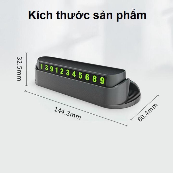 Sản Phẩm Bảng số kiêm giá đỡ điện thoại trên taplo ô tô JK-35 .