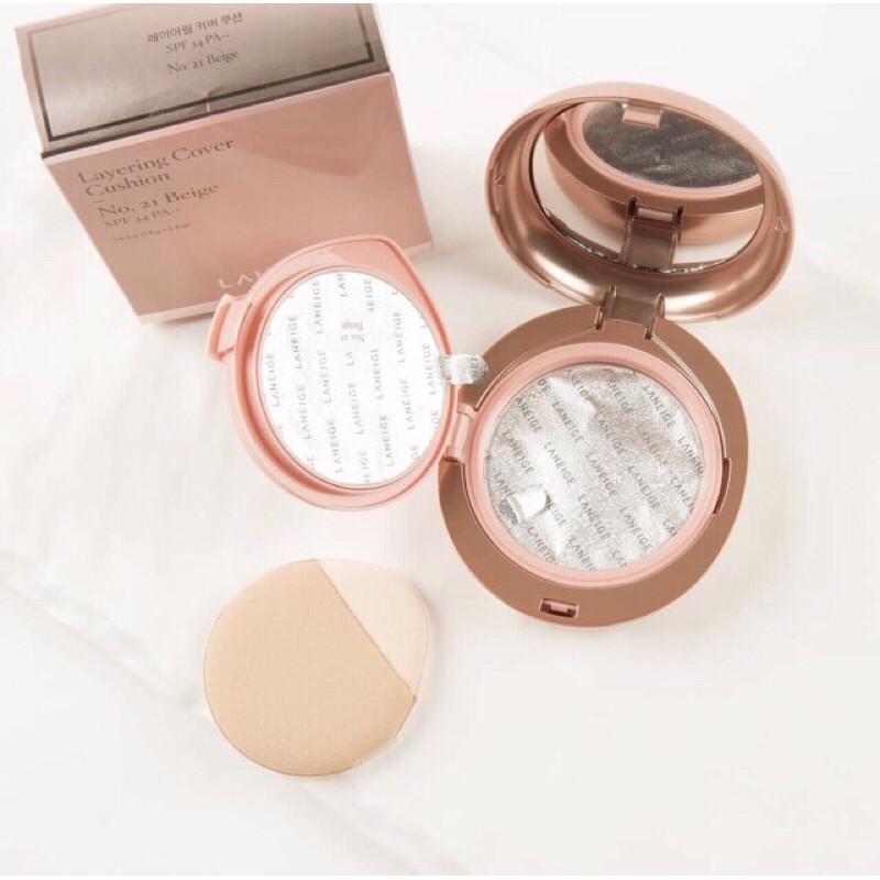 Phấn nước Laneige Layering Cover Cushion SPF34 PA++