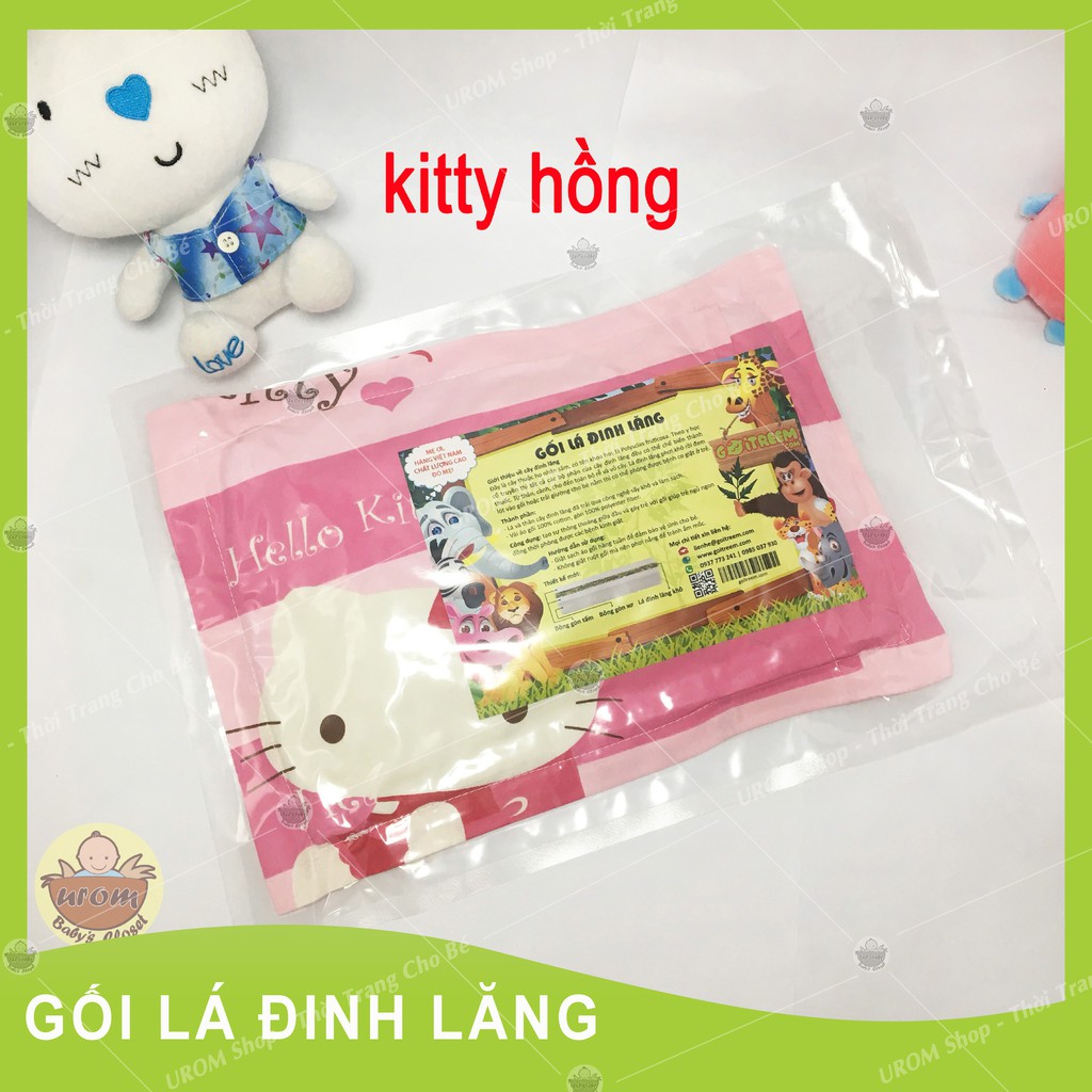 Gối đinh lăng cho bé sơ sinh và trẻ em vỏ cotton Thắng Lợi