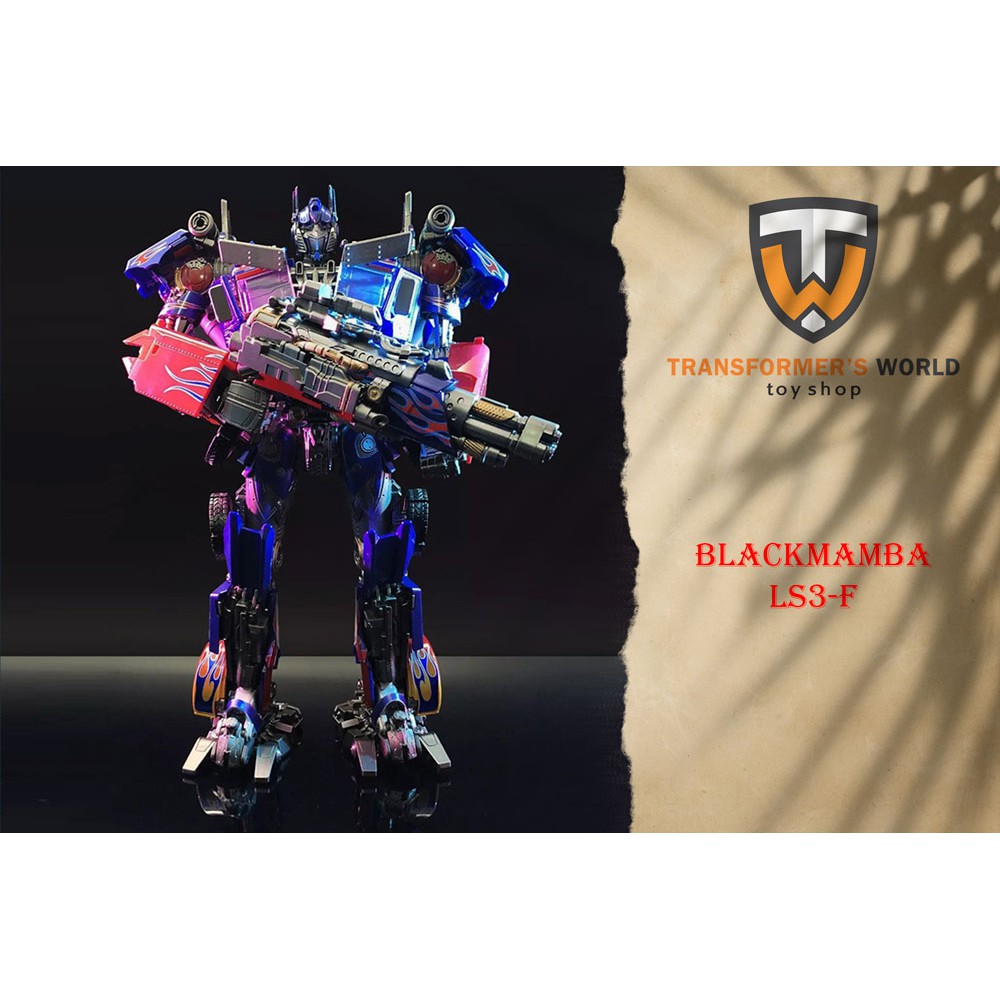 Mô Hình Black Mamba LS03F LS-03F KM-01S KM01S Metal Deformation Commander of the God of War Optimus 