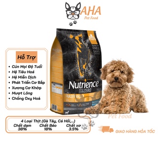 Thức ăn hạt cho chó poodle nutrience subzero bao 5kg - thịt gà tây, cá hồi, cá đại dương, rau củ và trái cây tự nhiên