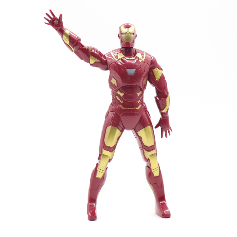 1 Đồ Chơi Siêu Anh Hùng Marvel PVC 360° Mô Hình Nhân Vật Người Nhện / Người Sắt / Hulk Dễ Thương Dùng Làm Quà Tặ