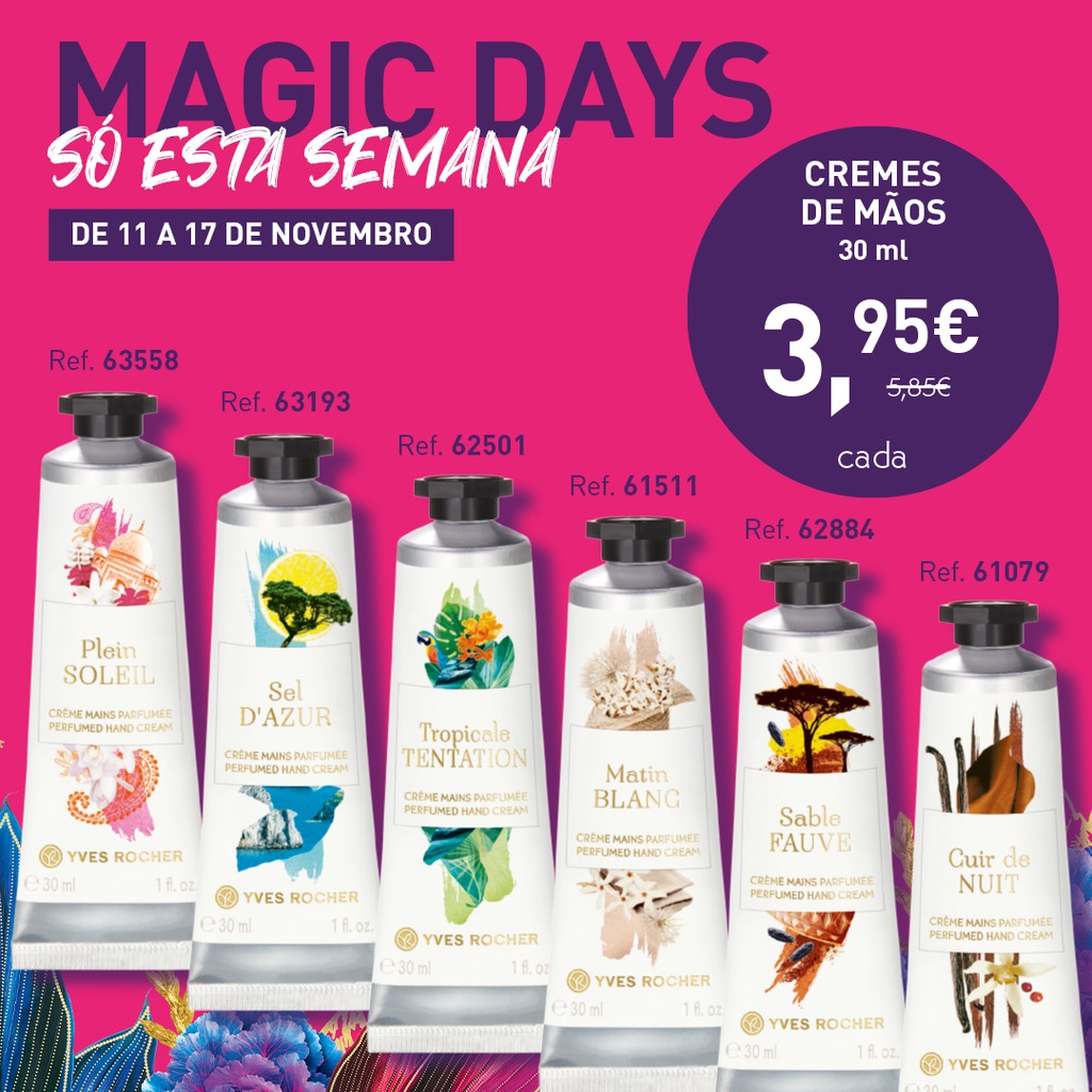 Yves Rocher Kem dưỡng da tay đủ mùi - Made in France