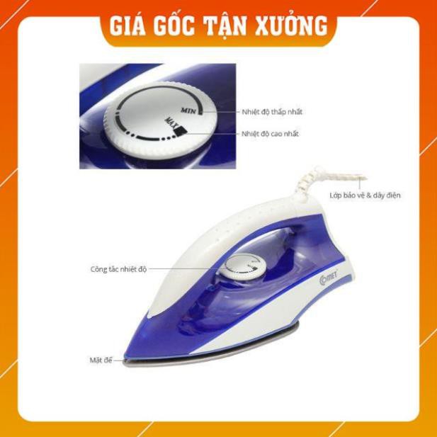 [Giá Hủy Diệt] Bàn là điện COMET thương hiệu nổi tiếng công xuất khủng 1400W BH 12 tháng