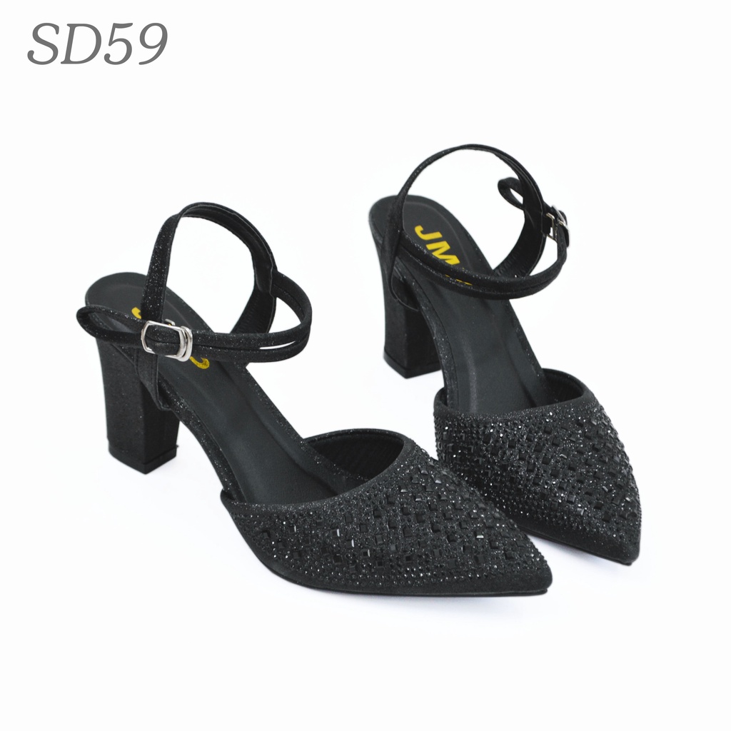 Giày Cao Gót Bít Mũi ĐÍnh Đá - SD59 - JMP