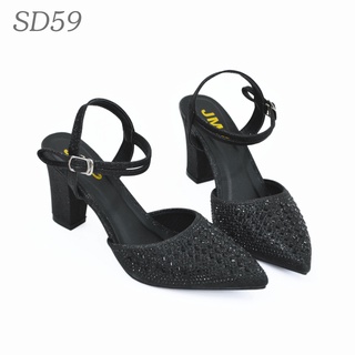 Giày Cao Gót Bít Mũi ĐÍnh Đá - SD59 - JMP