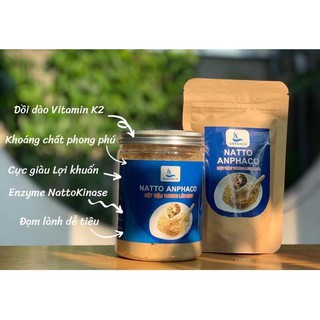 Bột Natto Anphaco 100g/250g, hổ trợ táo bón, giảm đau đầu, stress, ổn định huyết áp/ Bống Xoài shop