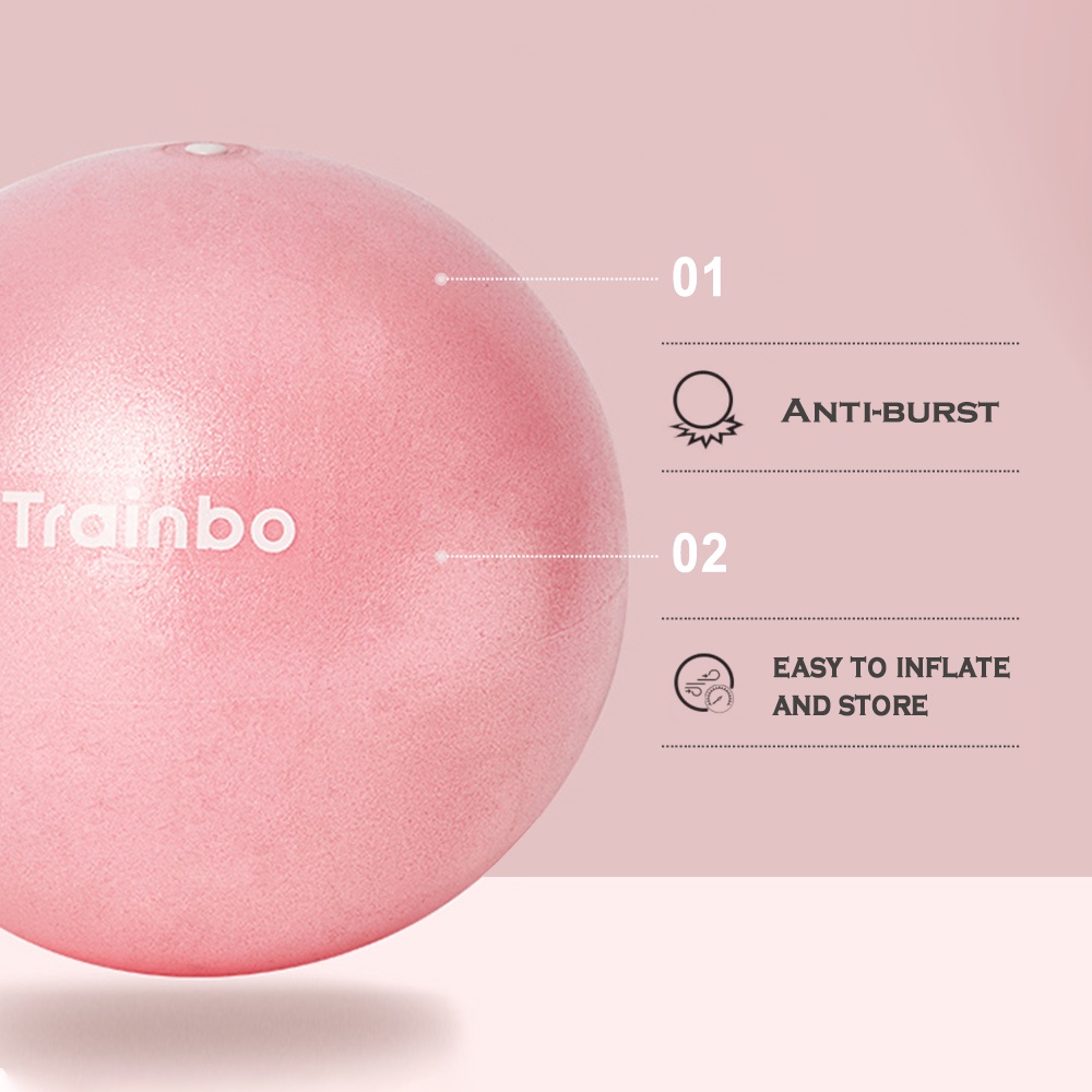 Trainbo Bóng Tập Yoga 25CM Chuyên Dụng Chất Lượng