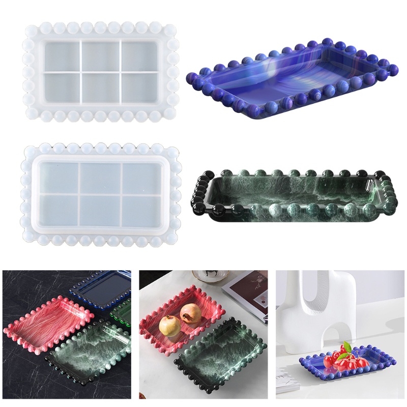 Khuôn Silicone Tạo Hình Hạt Cườm Cho Bánh Kẹo