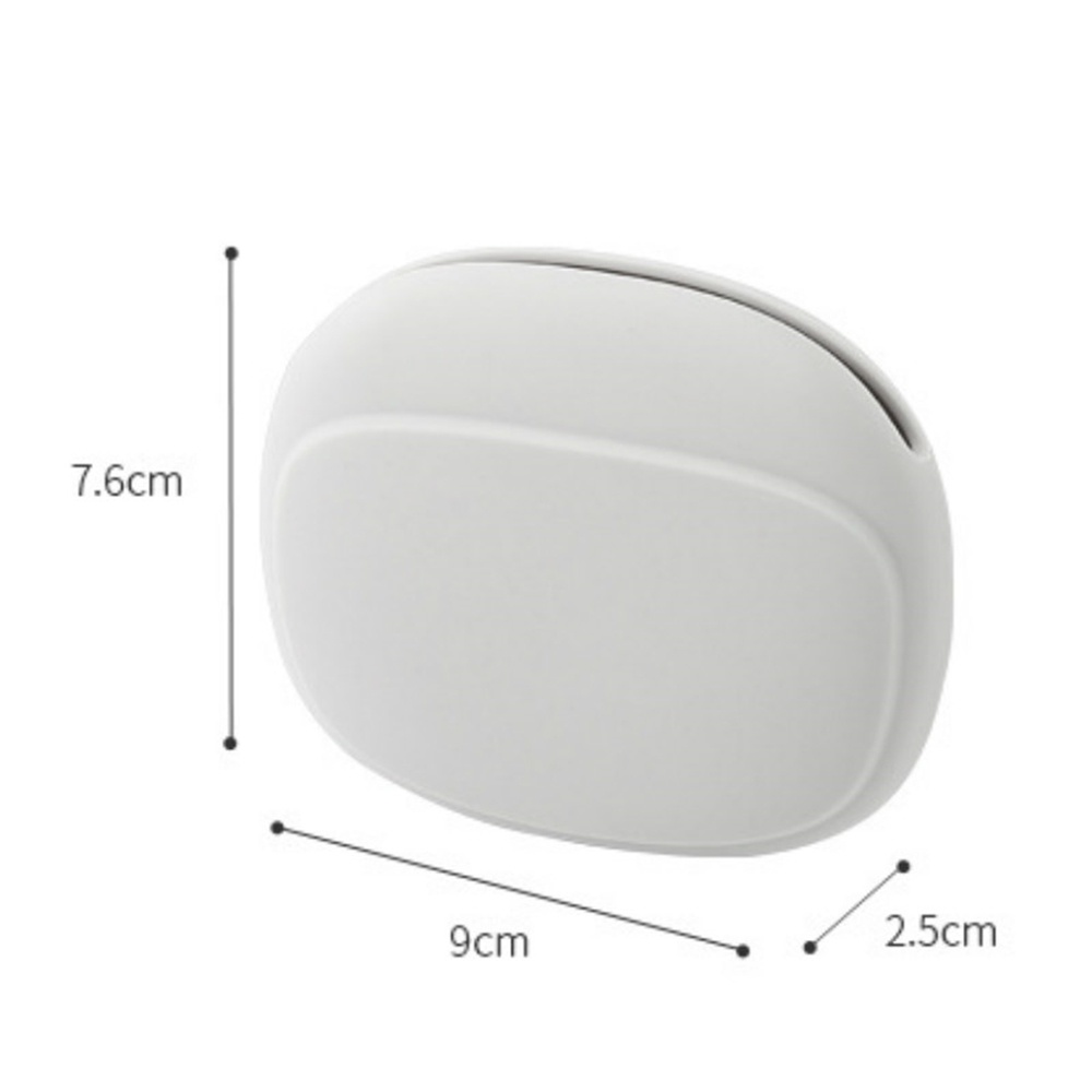 Hộp Đựng Dây Cáp Dữ Liệu / Tai Nghe Di Động Bằng Silicon Thiết Kế Đơn Giản Dễ Thương