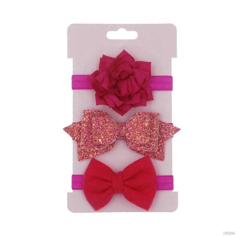 Set 3 băng đô nơ xinh xắn dành cho bé gái