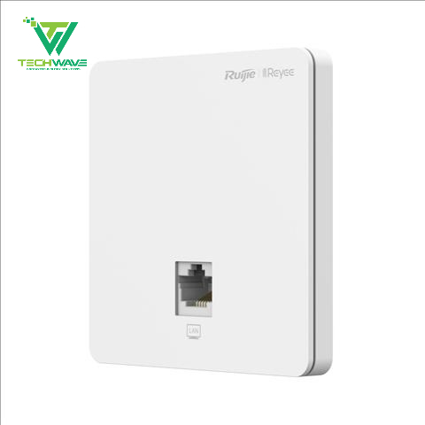 Thiết bị phát Wifi gắn âm tường Reyee RG-RAP1200 Wi-Fi 5 1267Mbps 2 băng tần hỗ trợ tối đa 110 người dùng