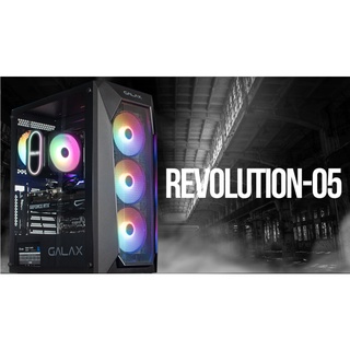 CASE MÁY TÍNH GALAX REVOLUTION 05 BLACK/White ( KÈM 4 FAN RGB)