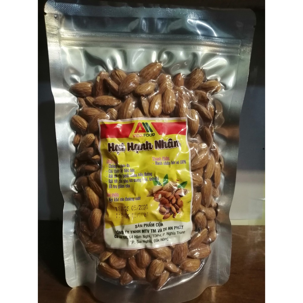 Vida Hạnh nhân lõi rang rồi bịch 500gr