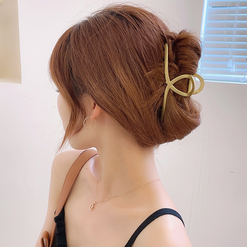 Kẹp Tóc Kim Loại Tinh Tế Thời Trang Hàn Quốc Cho Nữ