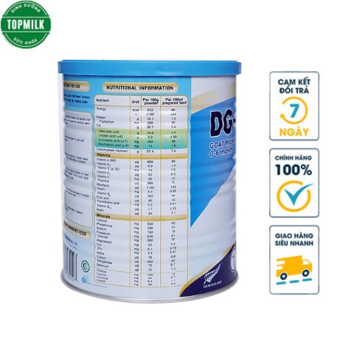 Sữa Dê DG 1 hộp 400gram