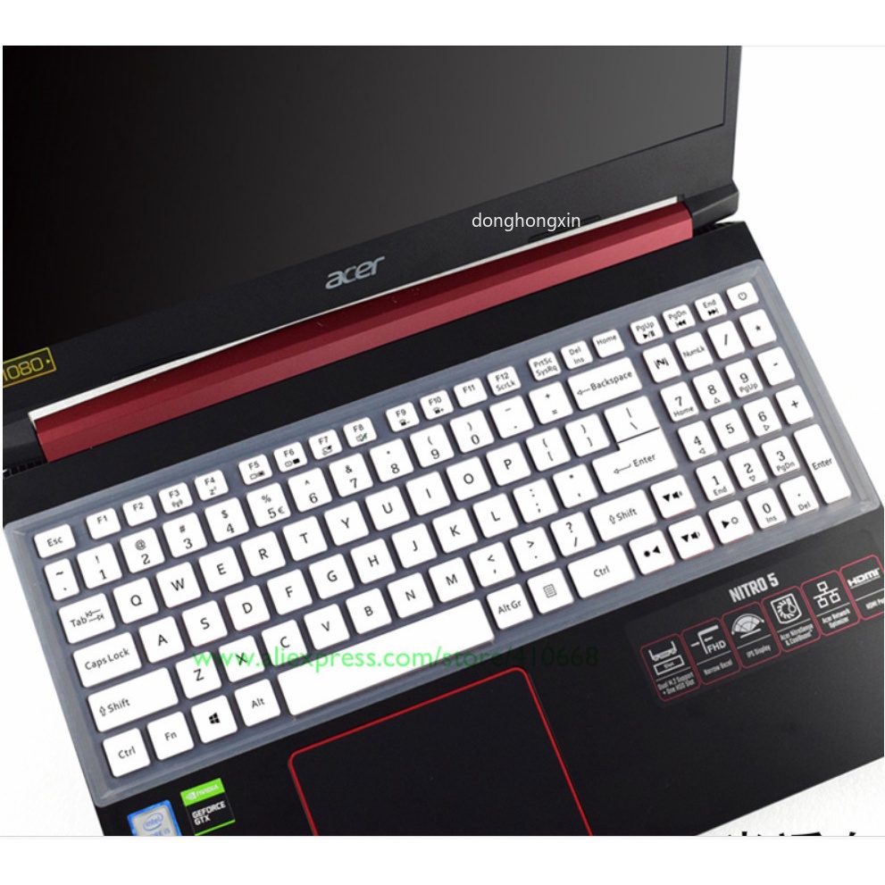 Ốp Bảo Vệ Bàn Phím Bằng Silicon Cho Acer AN515 i7-9750H 53/54 15.6 17.3 Acer Nitro 5 AN515-45/43/44 AN515-54/55 AN517-54/53/51/52 NP515-51 Nitro 7 AN715-52