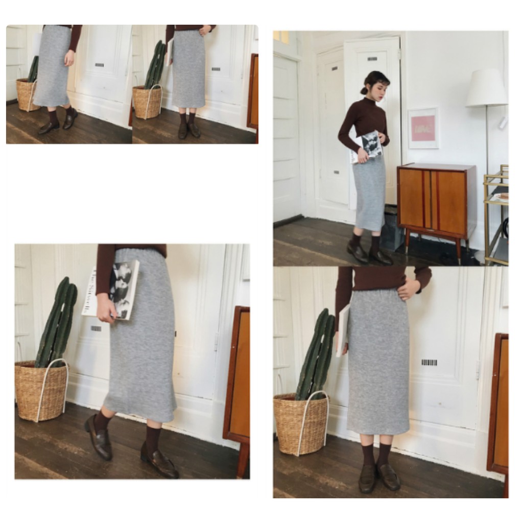 [SẴN]-Chân váy len Style Hàn (CV09)