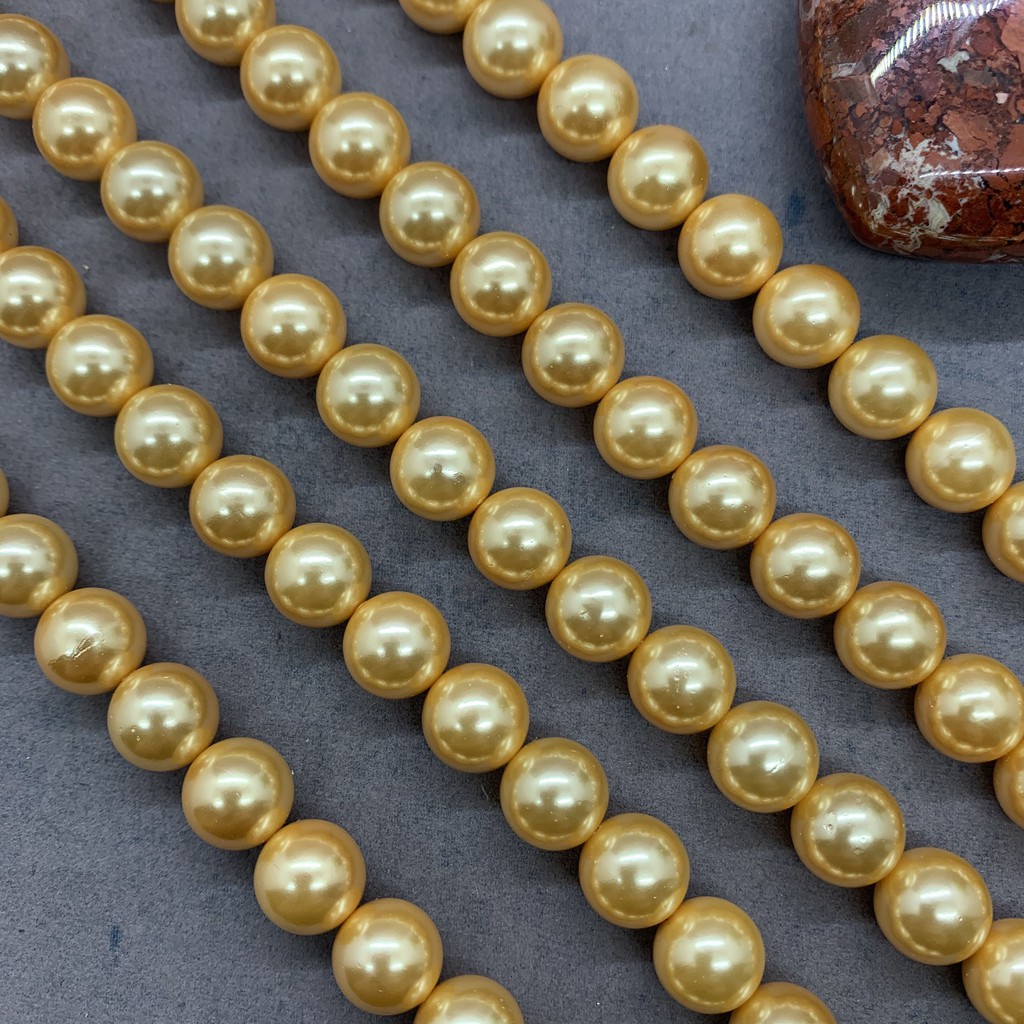 Chuỗi Hạt Ngọc Trai Vỏ Sò Tự Nhiên 6-12mm