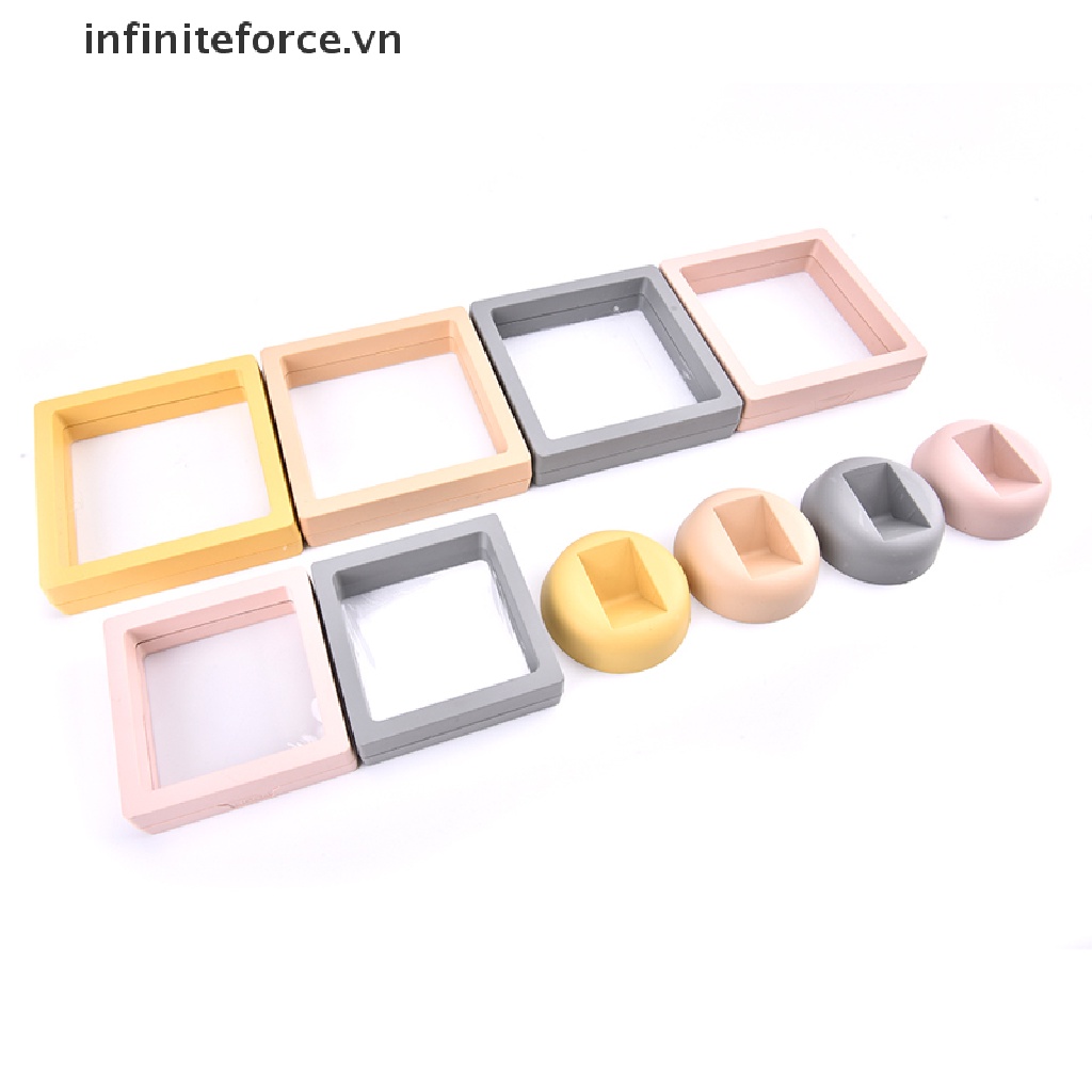 Hộp đựng nhẫn/ trang sức bằng PE chống bụi tiện dụng