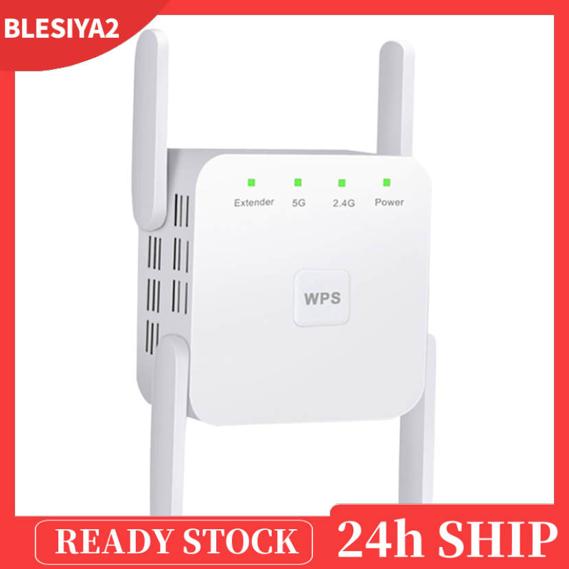 (Hàng Mới Về) Bộ Khuếch Đại Sóng Wifi Không Dây 4 Ăng Ten 1200mbps 2.4g 5g Đầu Cắm Us | BigBuy360 - bigbuy360.vn