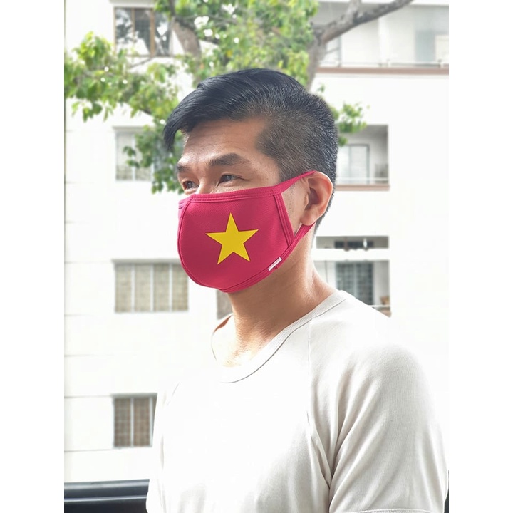KHẨU TRANG MÀU ĐỎ SAO VÀNG | BigBuy360 - bigbuy360.vn